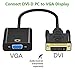 Giveet DVI to VGA Adapter, DVI 24+1 DVI-D Dual Link to VGA Male to Female 1080P Video Cable Converter for Gaming, DVD, Laptop, HDTV Projector & Other DVI Enabled Devices