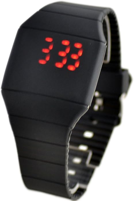 red led digital watch