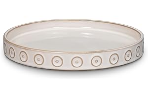 Eightpot Plant Tray for Pots - Ceramic Plant Saucer for Indoors Outdoors 7.5 Inch Plant Water Catcher Tray Plant Drainage Dray Decorative Flower Pot Saucer Plant Plates to Catch Water White