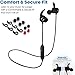 Senso Bluetooth Headphones, Wireless v4.1 Sports Sweatproof Workout Running Magnetic Earbuds Secure Fit Noise Cancelling Headset Mic Workout Gym Premium HD Sound Cordless Earphones
