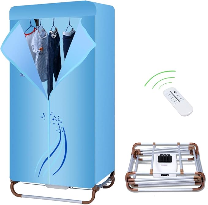 Concise Home Foldable Electric Clothes Dryer 1000W Large Capacity 15kg