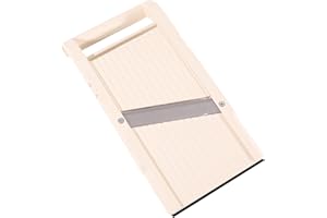 Benriner Mandoline Jumbo Slicer, Japanese Stainless Steel Blade, Beige