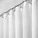 mDesign Cotton Waffle Knit Shower Curtain - Hotel Style Shower Curtain - Luxury Spa Quality Waffle Weave Fabric Cotton Shower Curtains for Bathroom - Bath and Shower Curtains - 108