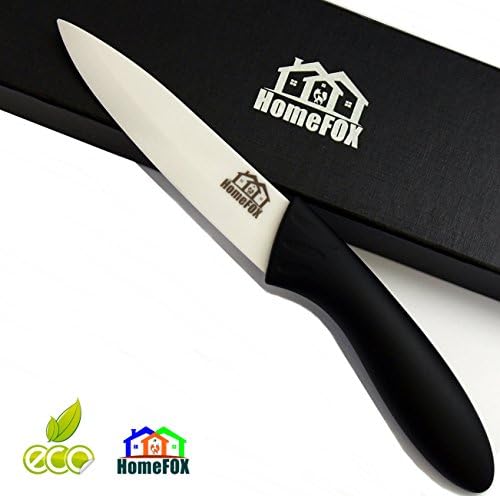 Ceramic knife 4 inch - Protective Blade Sheath - Safety Handle - EcoFriendly - Gift Box