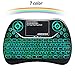 ANEWISH 2.4GHz RF Wireless Mini Keyboard with Touchpad Mouse Combo, Rechargable & Light & Handheld Smart Remote for Google Android TV Box,PS3,PC,PAD