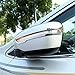 BEHAVE FCT38418w Murano Car Exterior Side Rear-view Mirror Anti-rub Trims Molding(Pack of 1 Pair ABS Plating Trims Fit for Installed Size)