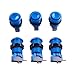 Reyann 6x Blue Happ Style Standard Arcade Push Button with Microswitch for Mame, Jamma, Arcade Video Games primary