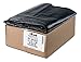 Plasticplace 95-96 Gallon Garbage Can Liners │ 1.5 Mil │ Black Heavy Duty Trash Bags │ 61” X 68” (50Count) (W95LDB15)