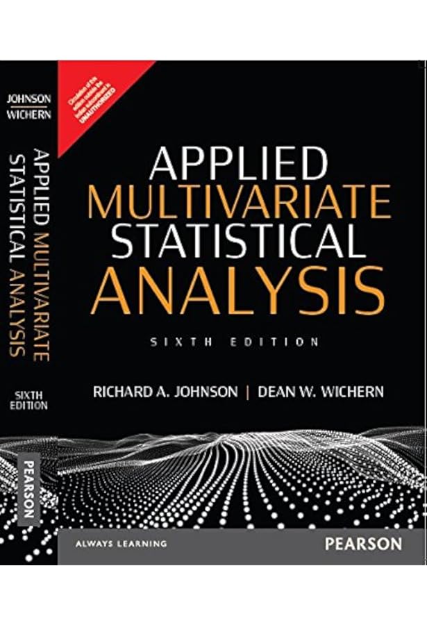 Applied Multivariate Statistical Analysis: Richard A. Johnson