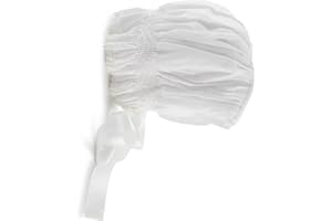 Feltman Brothers Infant Girl Smocked Bonnet Easter Christening NWT White