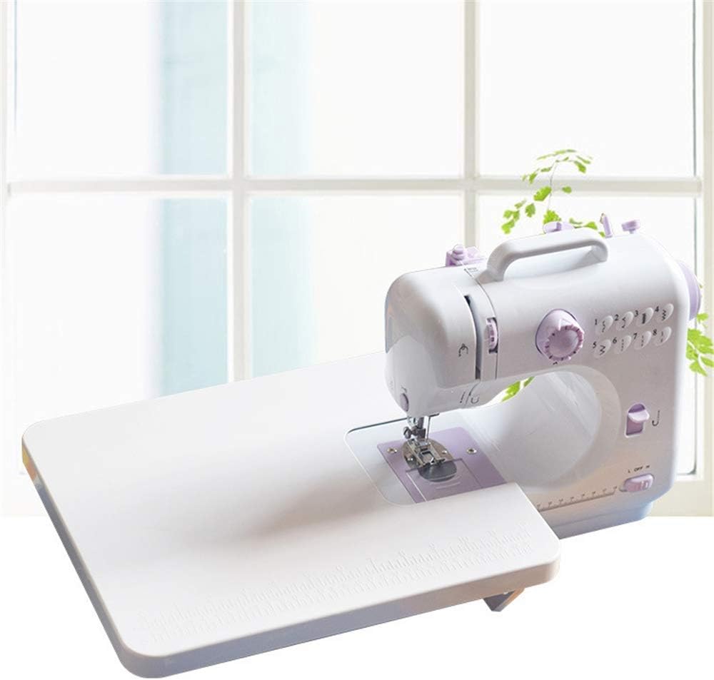 LQUIDE Home Sewing Machines for Adults Convenient Brief Sewing Machine Expansion Desk Home Easy Use Tailor Small Household Electric Mini Portable Accessories