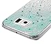 S6 Case,Galaxy S6 Case (Not for Edge) - Mavis's Diary 3D Handmade Bling Crystal Shiny Rhinestone Diaonds Special Hollow Floral Gradient Pattern Clear Case Hard PC Cover for Samsung Galaxy S6 G9200
