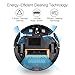 Robot Vacuum Cleaner with 1400Pa Strong Suction, 2600mAh Battery, Drop-Sensing Technology and Self-Charging Robotic Vacuum Cleaner for Low-pile Carpet and Hard Floor, HEPA filter for Pet Hair & Allerg