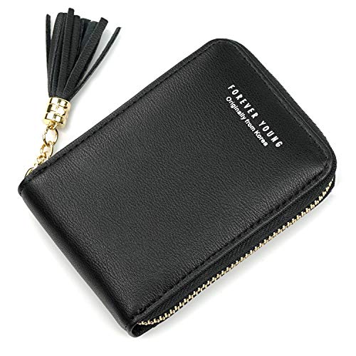 Small Credit Card Holder Wallet Cute Zipper Coin Purse Card