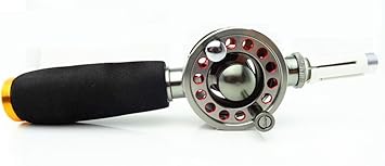 Amazon Fishingmore 漁具 中通しリール 40 50 60 中通しロッド竿 イカダリール フィッシングリール ドラグ付き Lyw Zt 03 40型 ギア比無し スポーツ アウトドア