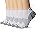 Copper Fit Women's Performance Sport Cushion Low Cut Ankle Socks w/ Heel Guard (5 pair)