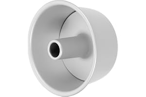 Yardwe Hollow Cake Pan Set 7-inch 3pcs Metal Cake Mold with Removable Bottom for Baking Chiffon