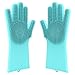 Desire Deluxe Magic Silicone Gloves Dishwashing Glove Scrubber for Washing Dish, Kitchen, Bathroom