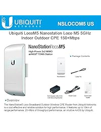 Ubiquiti NanoStation Loco M5.