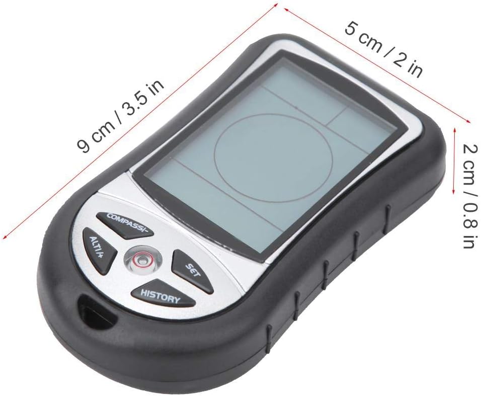 Vbest life 8 In 1 Handheld Altitude Gauge Meter Thermometer Electronic Navigation GPS Compass Weather Forecast Barometer With LED Backlight - Image 5