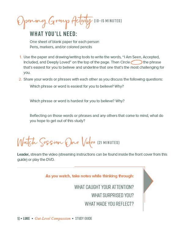 Luke Bible Study Guide plus Streaming Video: Gut-Level Compassion (Beautiful Word Bible Studies)
