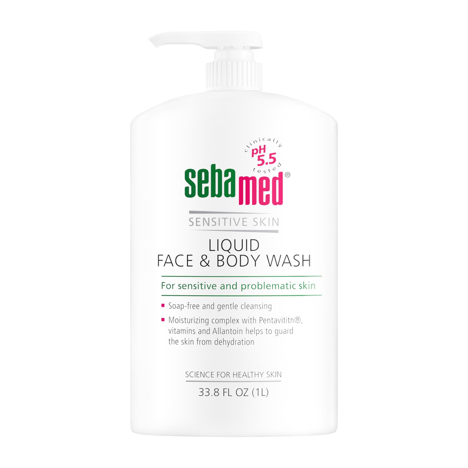 Sebamed Liquid Face & Body Wash 1L