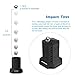 JZBRAIN 8-Outlet 6-USB Power Strip Surge Protector Power Socket Strip 9.8ft Cord Black
