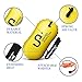 UNITED ATHLETES Inflatable Safety Swim Bubble Buoy - Highly Visible for Open Water Swimming, Triathlon, Training and Fun - with Whistle and Adjustable Belt - for Adults - 18L, Yellow