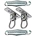 Barn-Shed-Play Snap Hook Hangers and Springs Porch Swing Hanging Kit