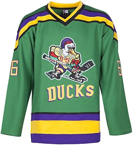 MOLPE Bombay 66 Ducks Jersey S-XXXL Green, 90S Hip Hop Clothing for Party, Stitched Letters and Numbers