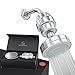 Luxury Filtered Shower Head Set (Metal) Cartridge Vitamin C + Multi-Stage Shower Water Filter - Universal Shower System - Helps Dry Skin & Hair Loss - Removes Chlorine & Sediments