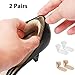 (2 Pairs) Heel Pads, Geepkeep Back Heel Cushion Grips Liners,Shoe Pads for High Heels Blisters,Heel Shoe Inserts