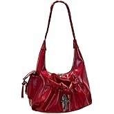 CORIOS Women Cross Shoulder Bag PU Leather Tote Handbag Medium Capacity Top Handle Bag Fashion Hobo Underarm Bag