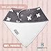 Baby Bandana Drool Bibs - Cute Unisex Design for Boys and Girls, 100% Organic Cotton for Drooling and Teething, Perfect Baby Registry Gift for Infant and Newborn by KiddyByte