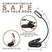 Fitlumin LED Book Light-Reading Lights for Books in Bed–3000K Warm LED Reading Light for Eye Care, Slim & Rechargeable–Best Book Light for Reading in Bed at Night, Perfect for Bookworms(Pack of 1)