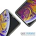iPhone Xs MAX [3 Pack] Clear Tempered Glass Screen Protector 3D Touch Screen Protection Film Compatible for Apple iPhone Xs MAX [Case Friendly] Anti-Fingerprint