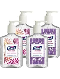 Purell 9652-04-ECDECO Advanced  Design Series Hand Sanitizer, 8 oz Bottles (Pack of 4)