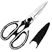 Kitchen Scissors, Premium Heavy Duty Kitchen Shears with Super Sharp Blade and Comfortable Grip, Multi Purpose Stainless Steel Scissors for Poultry, Fish, Meat, Chicken, Vegetables