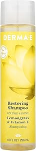 DERMA E Restoring Shampoo Volume & Shine,10oz