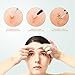 Blackhead Remover Pimple Comedone Extractor by Ameauty, Curved Blackhead Tweezer Kit with Mirror Leather Case - Blemish Whitehead Popping Extractor Acne Tool Stainless Steel Needle, Anti-slid Handles