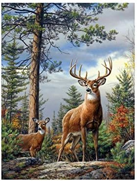 Deer Art Custom Collage Poster Paper Print Wall Art Living Room Home Office Decor 18" x 24"