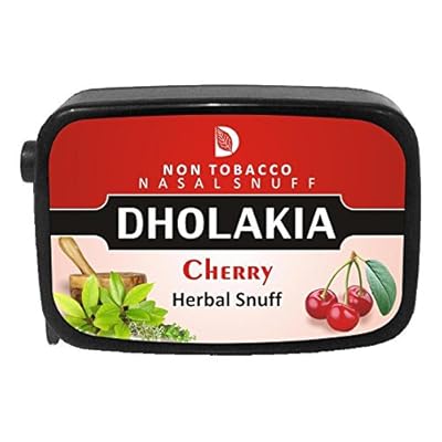 dholakia tobacco Dholakia Non-Tobacco Herbal Snuff 9G Package 100% Puerto Rico