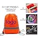 Drawstring Backpack Bags Reflective Bulk for Kids 10 Pack, Promotional Sports Gym Sack Cinch Bags String Backpacks for Party