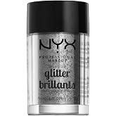 NYX PROFESSIONAL MAKEUP Face &amp; Body Glitter, Silver
