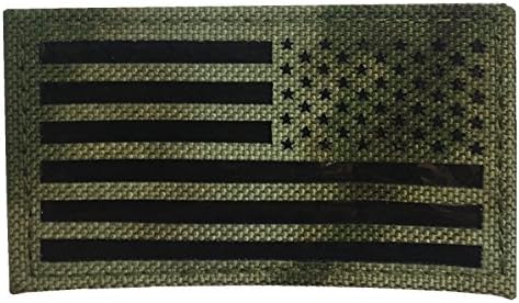 SUBDUED INVERTED DELTA US FLAG IR-CLOTH PATCH (upgraded velcro)