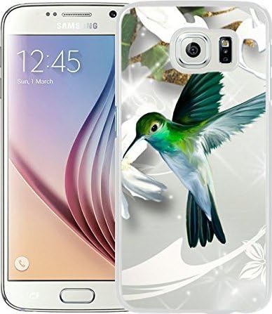 Hummingbird Painting 1 white for Samsung Galaxy S6 Phone Case