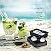 Ice Cube Trays , Nexlux Silicone ice Ball Maker Combo Set of 2,whiskey ice mold 12 Cubes with Lid & Large Square Molds, Reusable & BPA Free