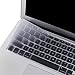 MOSISO Keyboard Cover Silicone Skin Compatible MacBook Pro 13 Inch, 15 Inch (with or Without Retina Display, 2015 or Older Version) MacBook Air 13 Inch, Clear