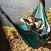 Foxelli Camping Hammock – Lightweight Parachute Nylon Portable Hammock with Tree Ropes and Carabiners, Perfect for Outdoors, Backpacking, Hiking, Camping, Travel, Beach, Backyard & Garden
