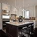 CLAXY Ecopower Foyer Clear Glass Dining Pendant Lighting